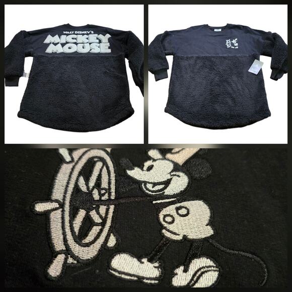 Disney Mickey Mouse Steamboat Willie Spirit Jersey Adult Size XSmall NWT - Picture 1 of 8